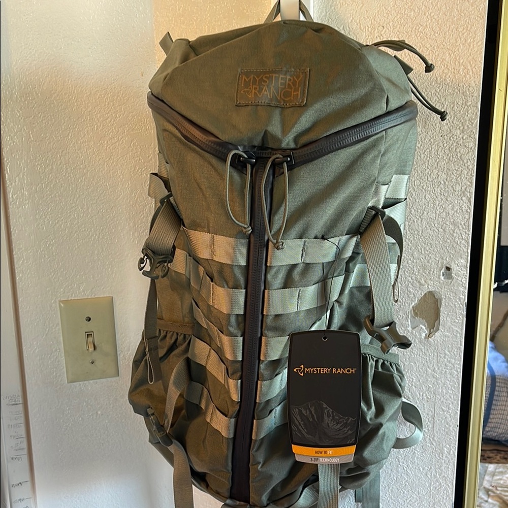 MYSTERY RANCH Green Tactical Backpack with MOLLE Webbing